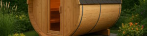 Hochwertige Sauna für den Garten