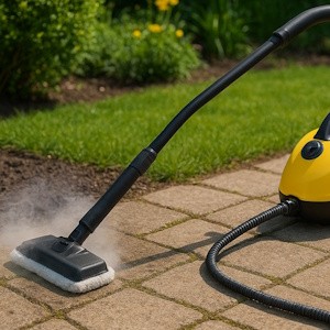 Bildausschnitt Dampfreiniger im Grteneinsatz